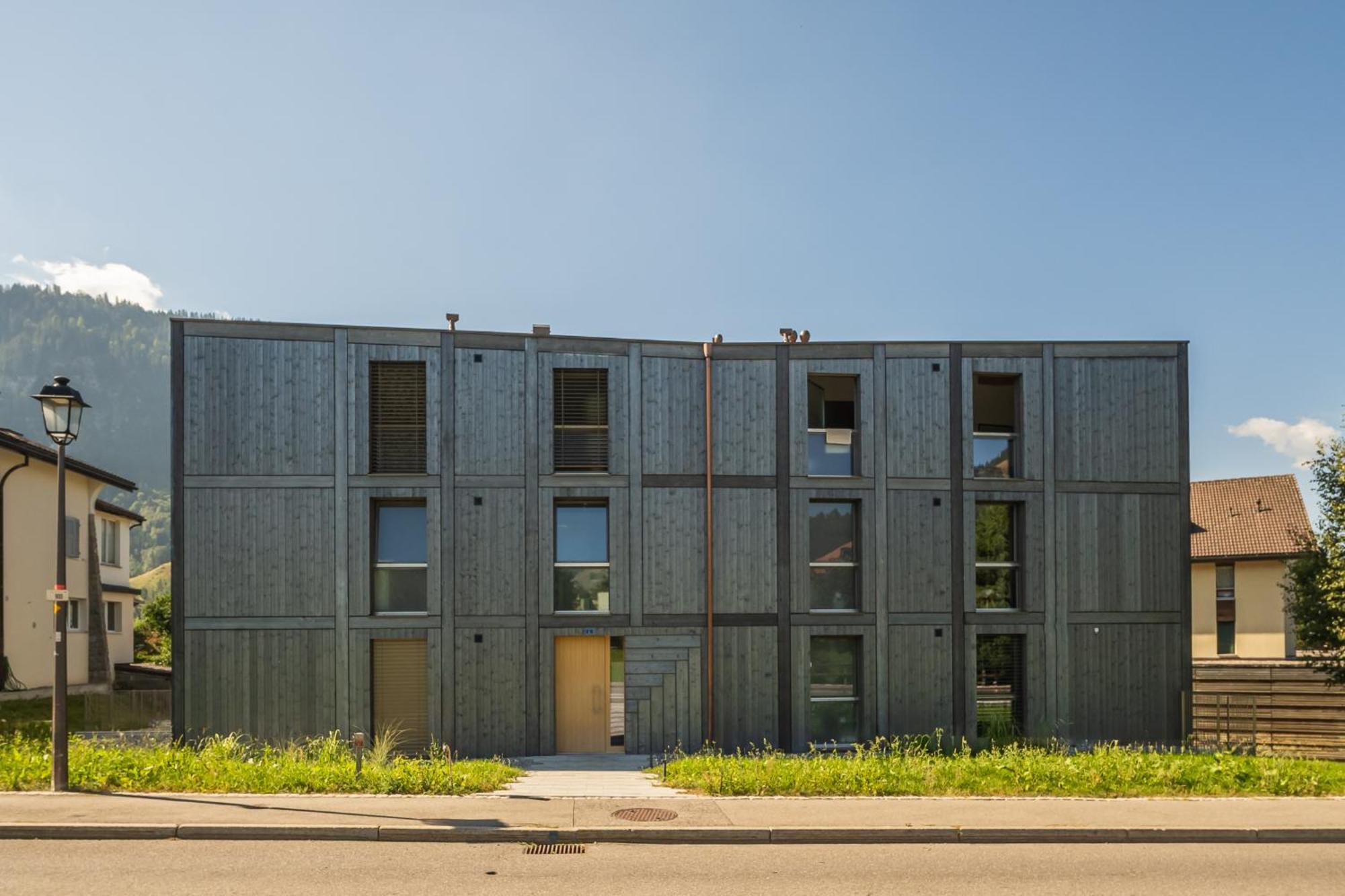 Un Ecrin Face Aux Bains Apartment Charmey Exterior photo